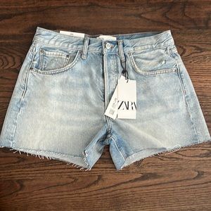 Zara Relaxed Denim Shorts 8
